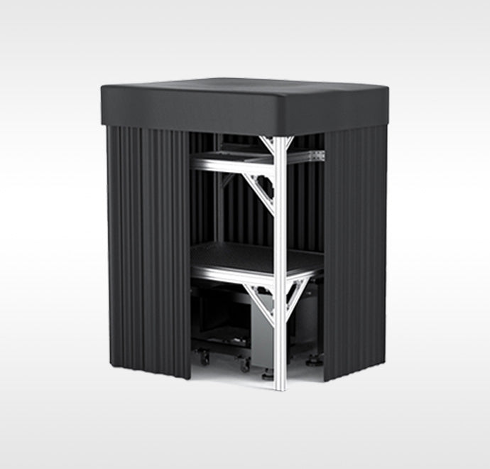LBTEK SCW3012-HPR High Power Light Shield Curtain Aluminum Frame Optical Platform Darkroom