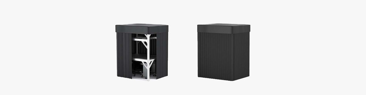 LBTEK SCW4012-HPR High Power Light Shield Curtain Aluminum Frame Optical Platform Darkroom
